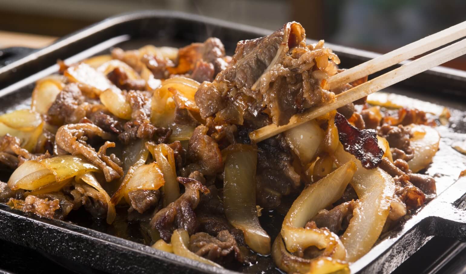 Barayaki, grilled beef short ribs