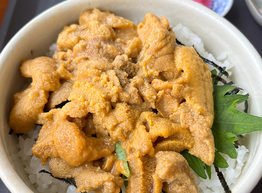 正立食堂のウニ丼