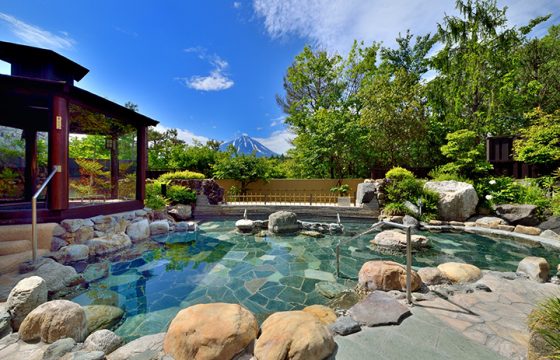 Recommendation one-day visit hot spring around the Lake Kawaguchi which can enjoy a view of Mt. Fuji