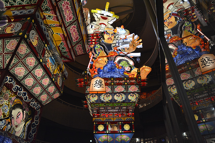 展出三台在節日實際使用的竹田龍音單位