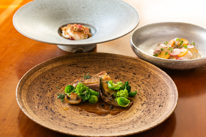 JPY4104午餐。 包括從前菜到甜點的 6 道菜