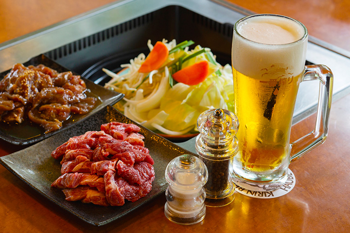  Specially selected lamb fillet Genghis Khan with seasoning