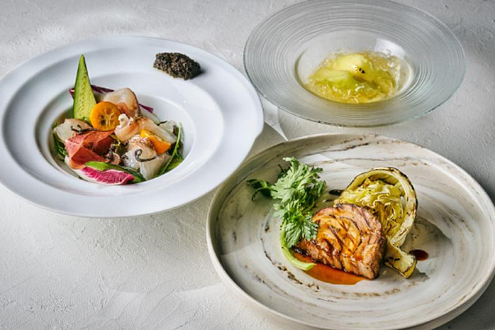 "Firewood fire style lunch" 5500 yen (tax and including SA)