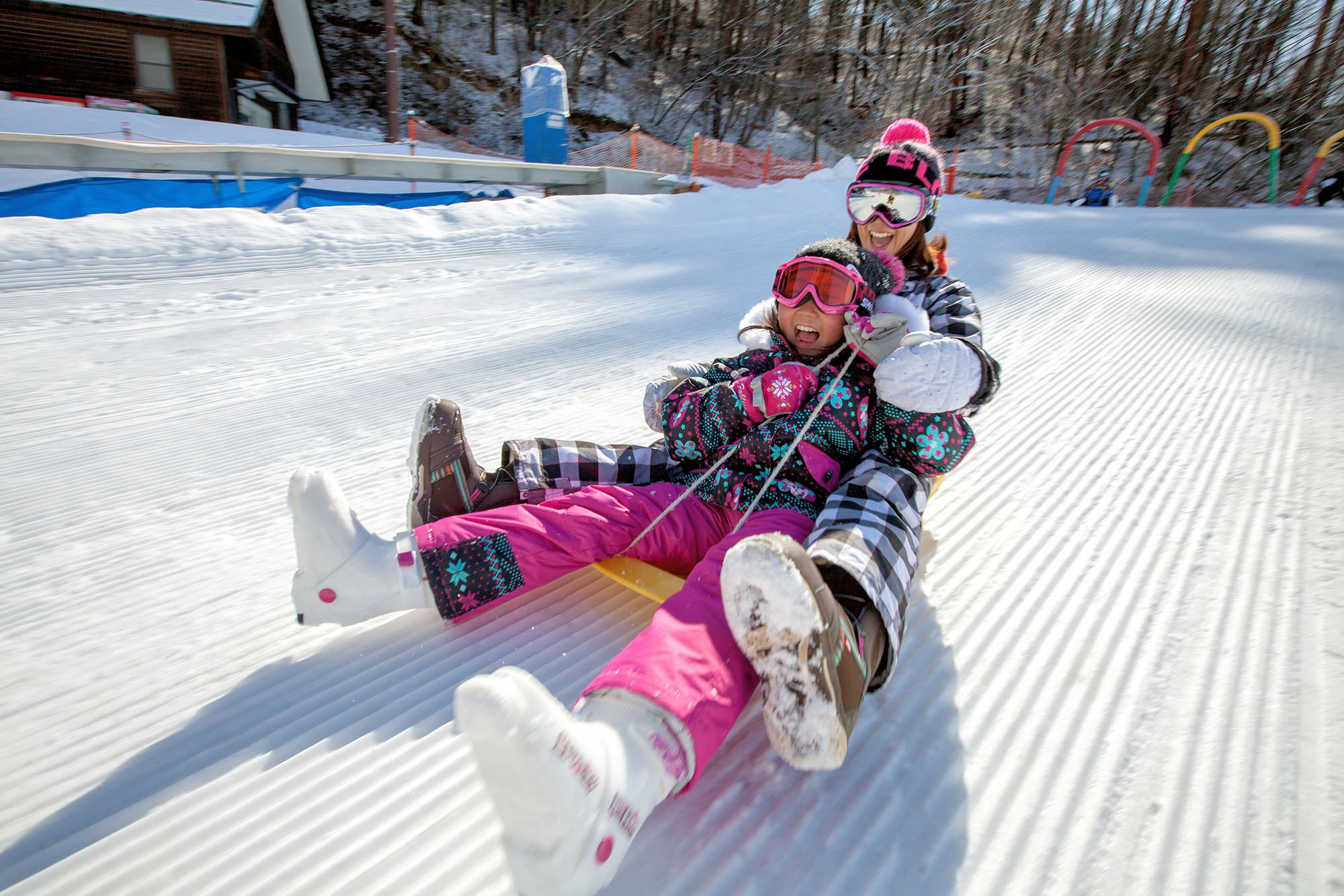 南帕拉達的兒童樂園不僅適合雪橇，也適合雪黾
