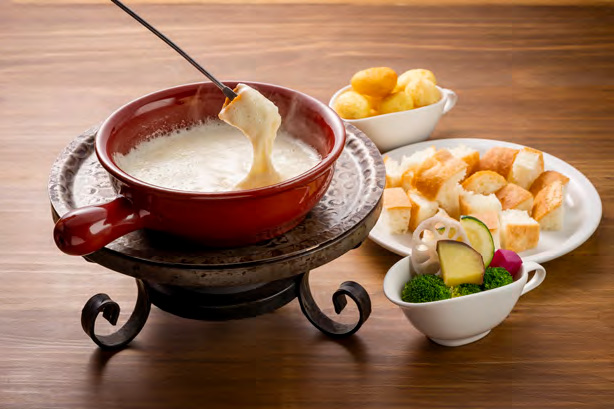 自製硬奶酪火鍋和意大利白松露橄欖油JPY1900