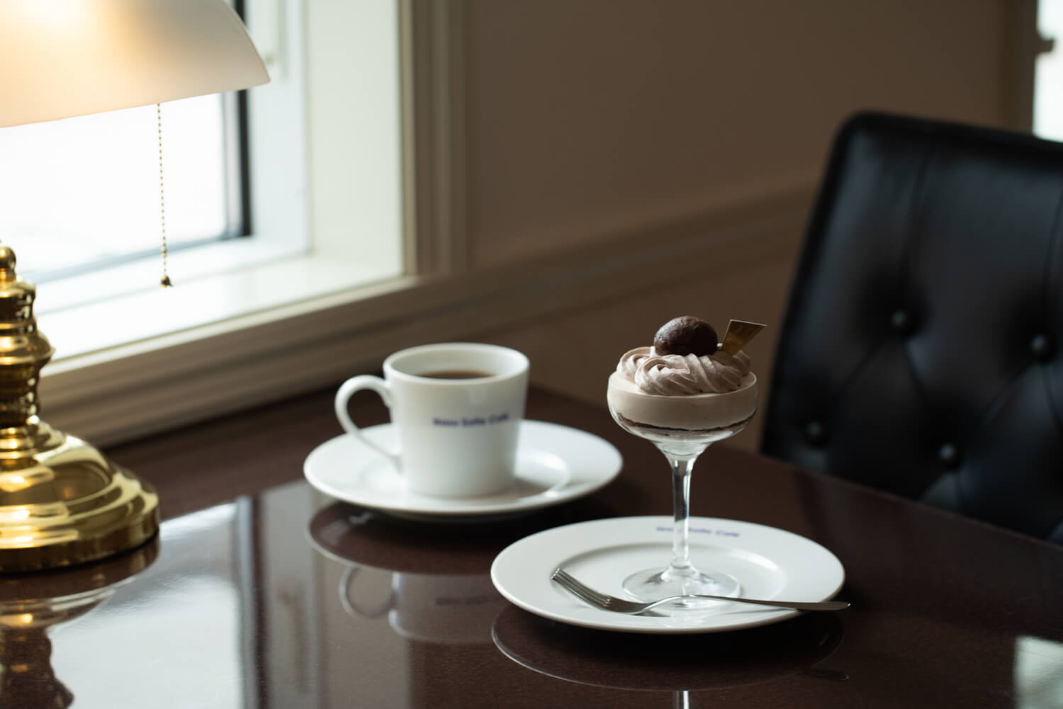 「Satie Café Blend」638日圓和「栗子慕斯」770日圓，僅限平日