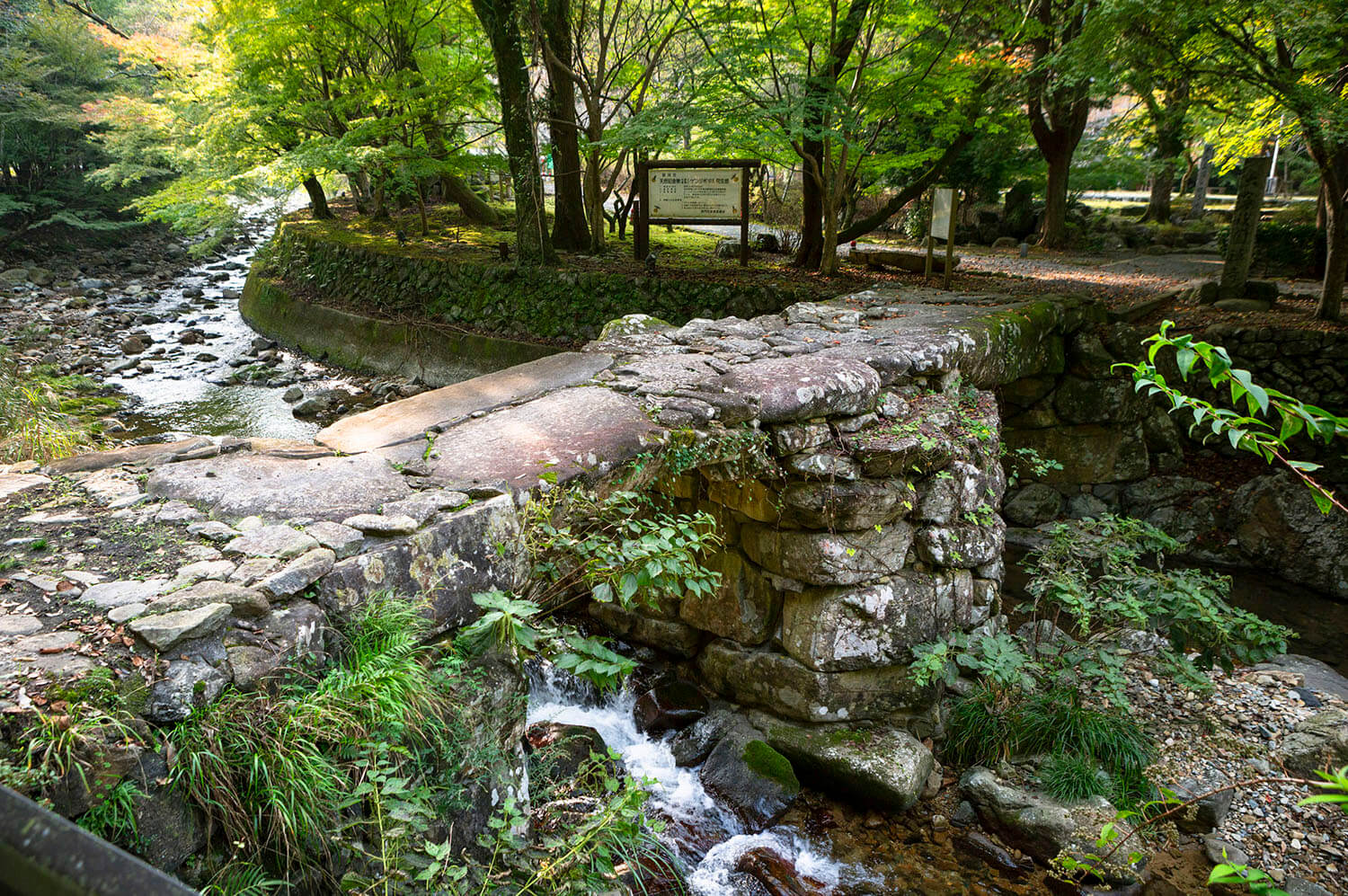 全長14.2米、寬2.4米的岩橋