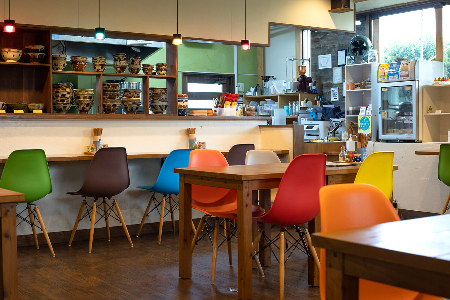 時尚的咖啡館式空間，女性和帶孩子的人都可以輕鬆使用