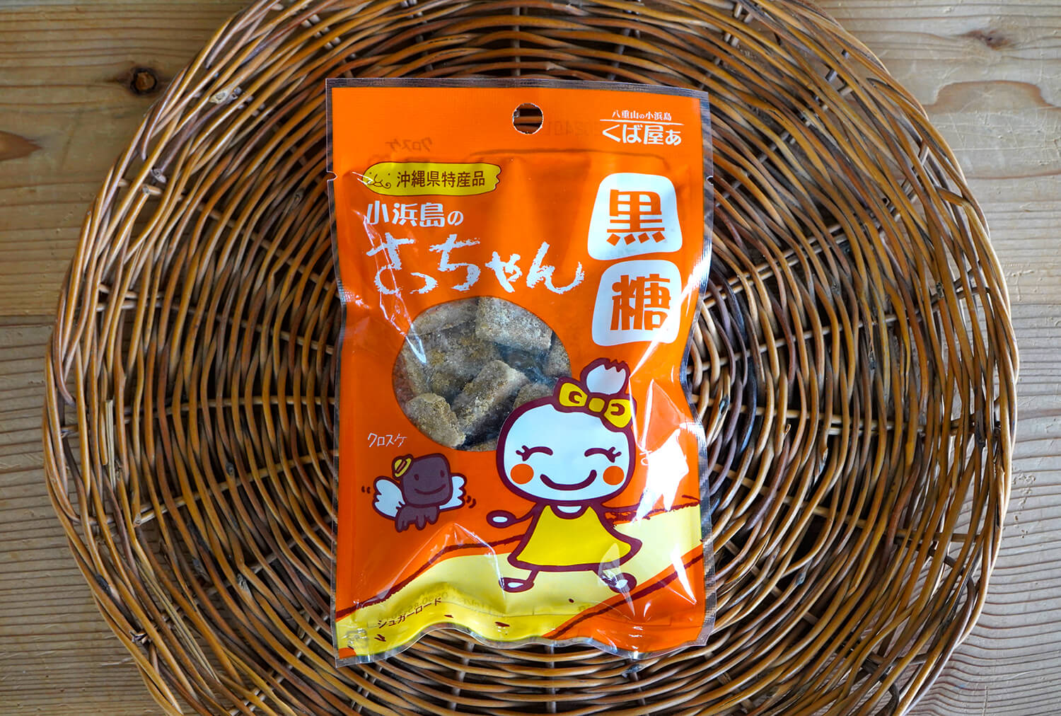 一體式尺寸，適合當紀念品，「小濱島紅糖」190日圓