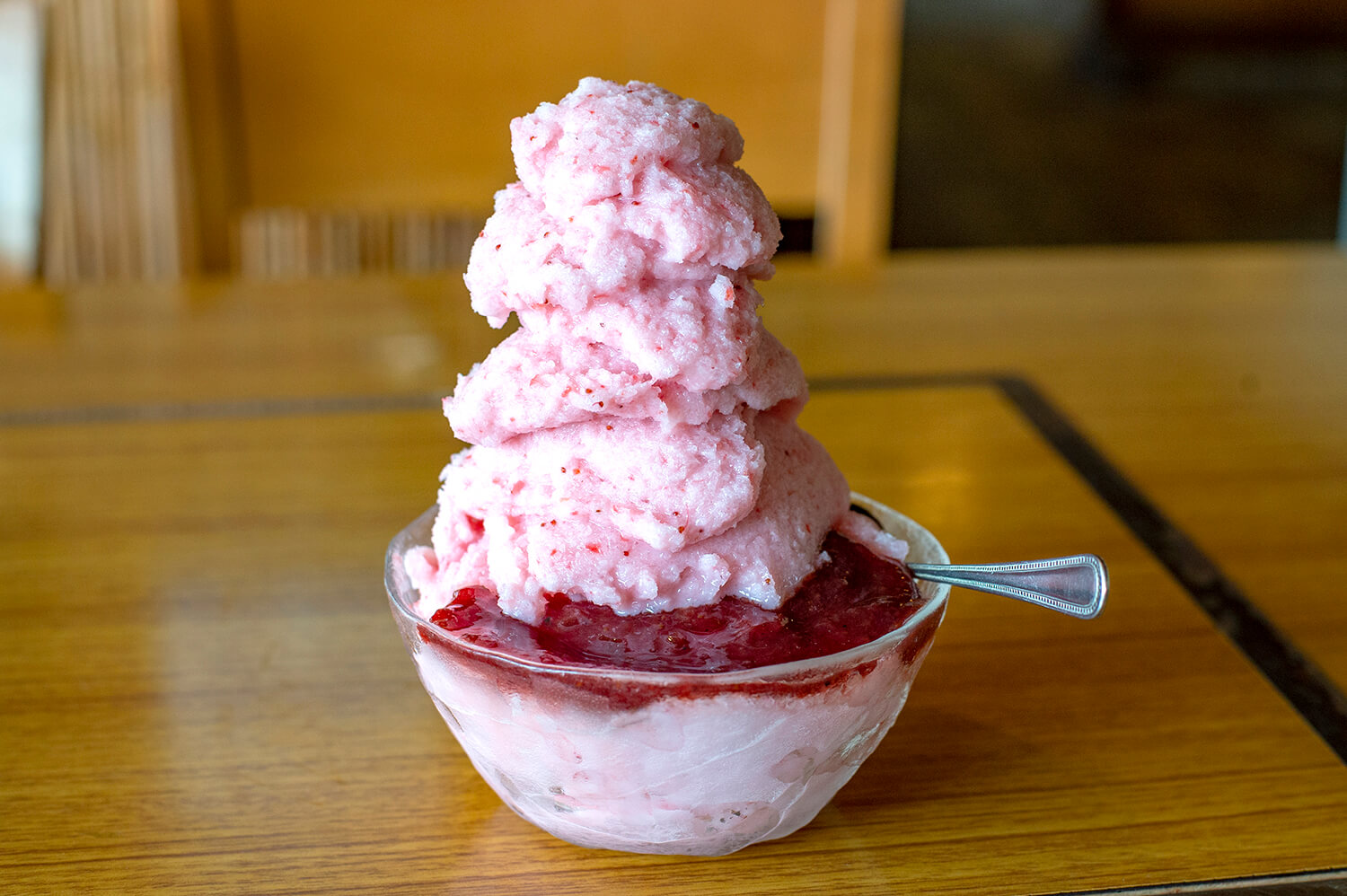 最受歡迎的「奶昔生草莓（附果醬）」600日圓