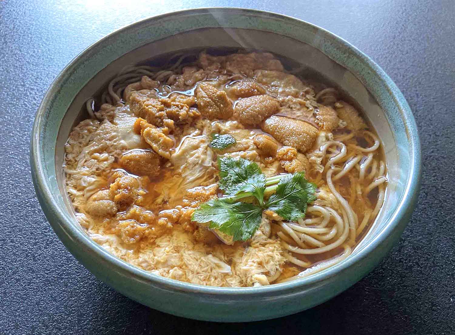 「海膽杜氏蕎麥麵」當地麵粉JPY2145、普通麵粉JPY1980