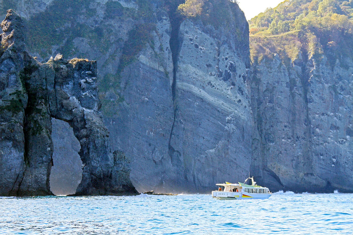  There are many sights that can only be seen from the sea, such as 