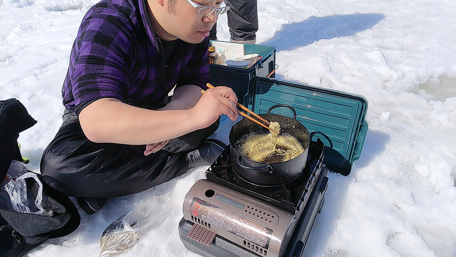 新鮮捕獲的胡瓜魚天婦羅是絕品。