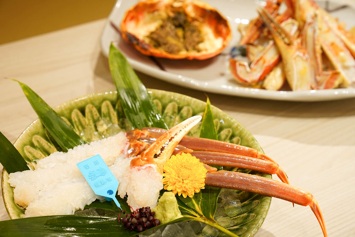 「卡諾蟹生魚片」（市價）