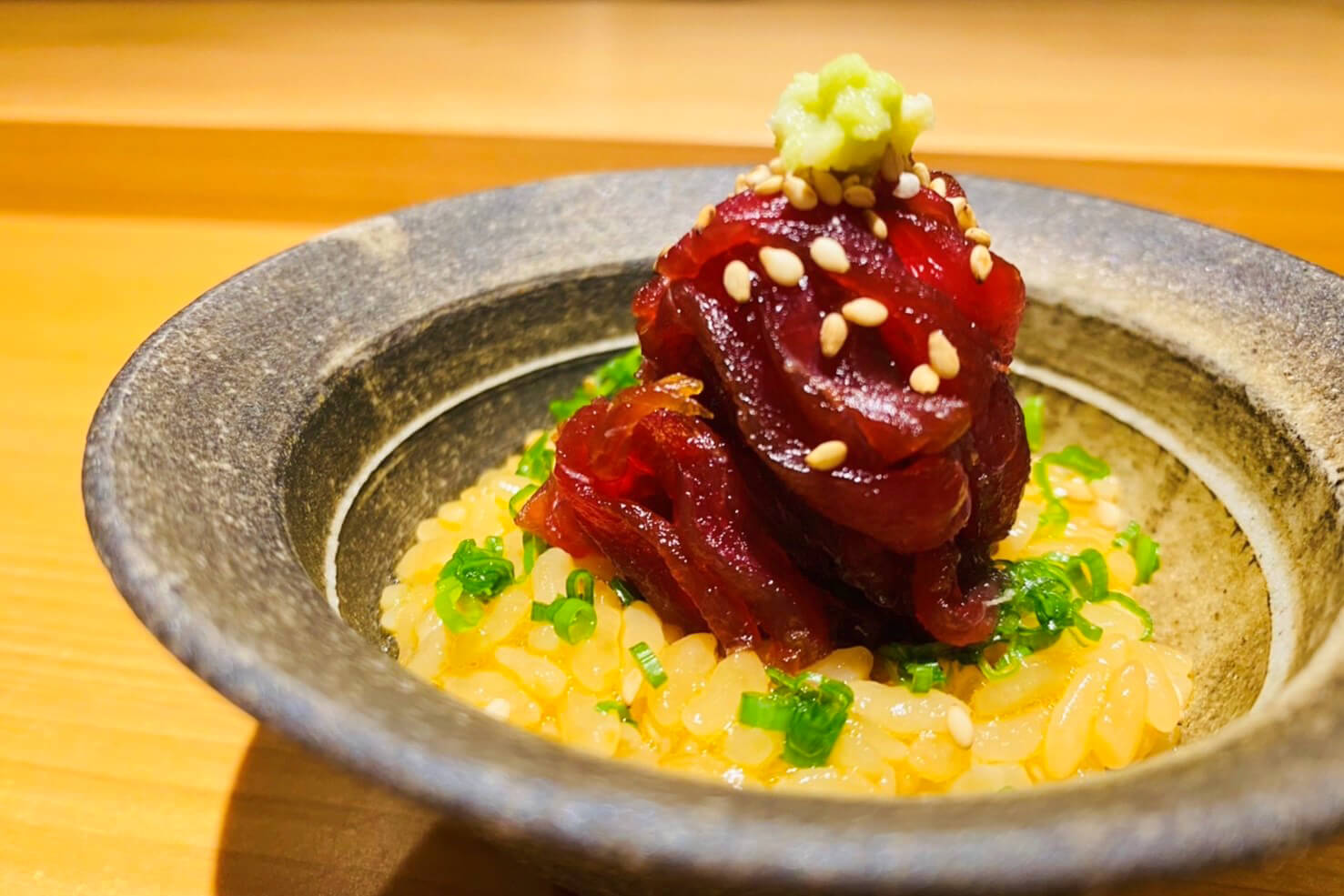  Pickled egg mixed with rice