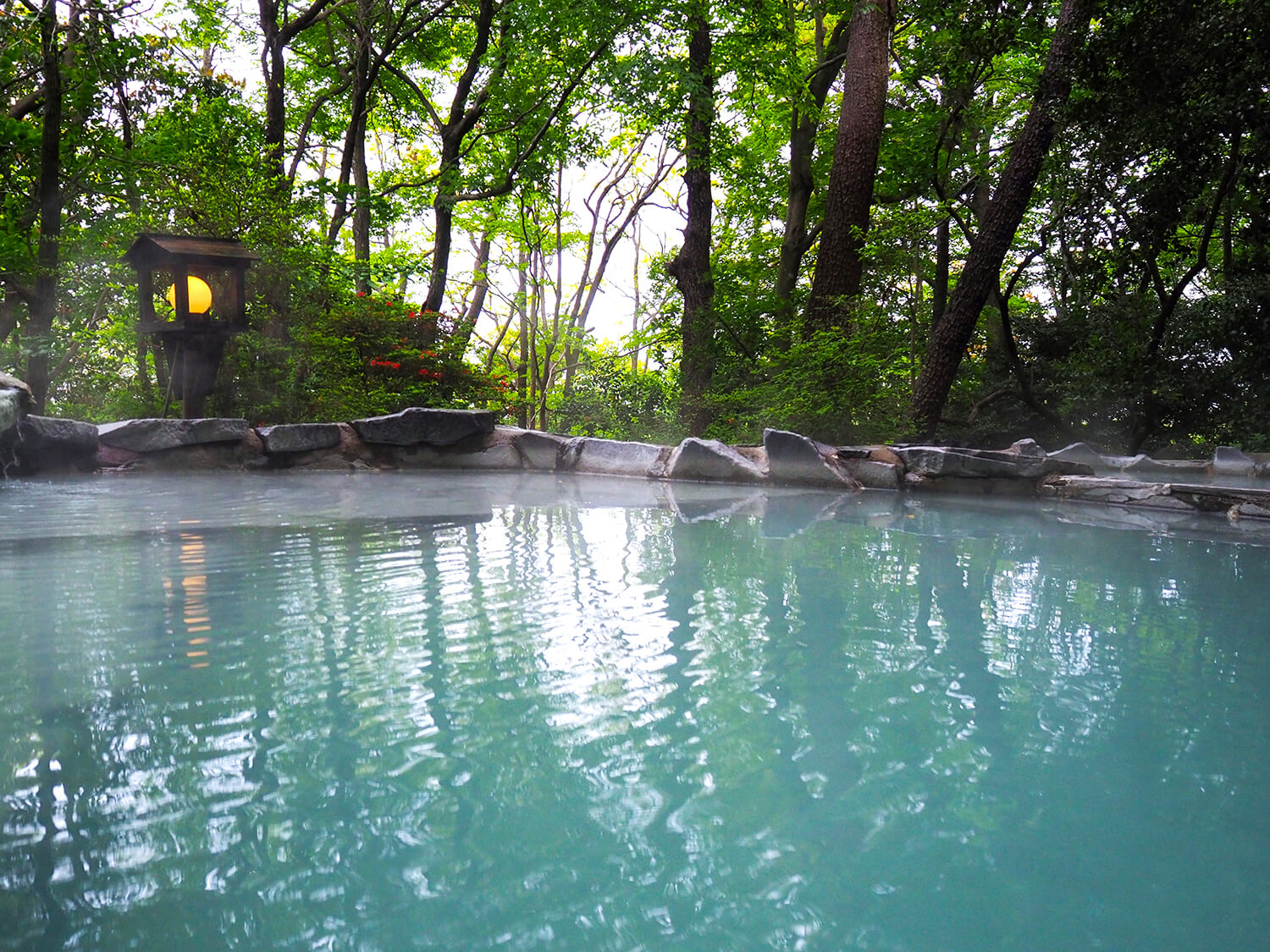 大自然之中私人露天溫泉場「赤松之湯」