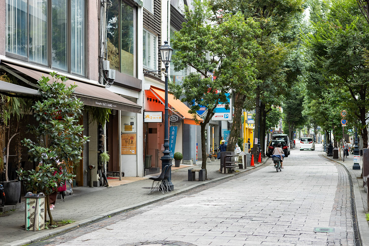 浪木坂兩旁林立著美食家經常光顧的餐廳和葡萄酒商店，以及受到當地社區支持的高度敏感的餐廳。