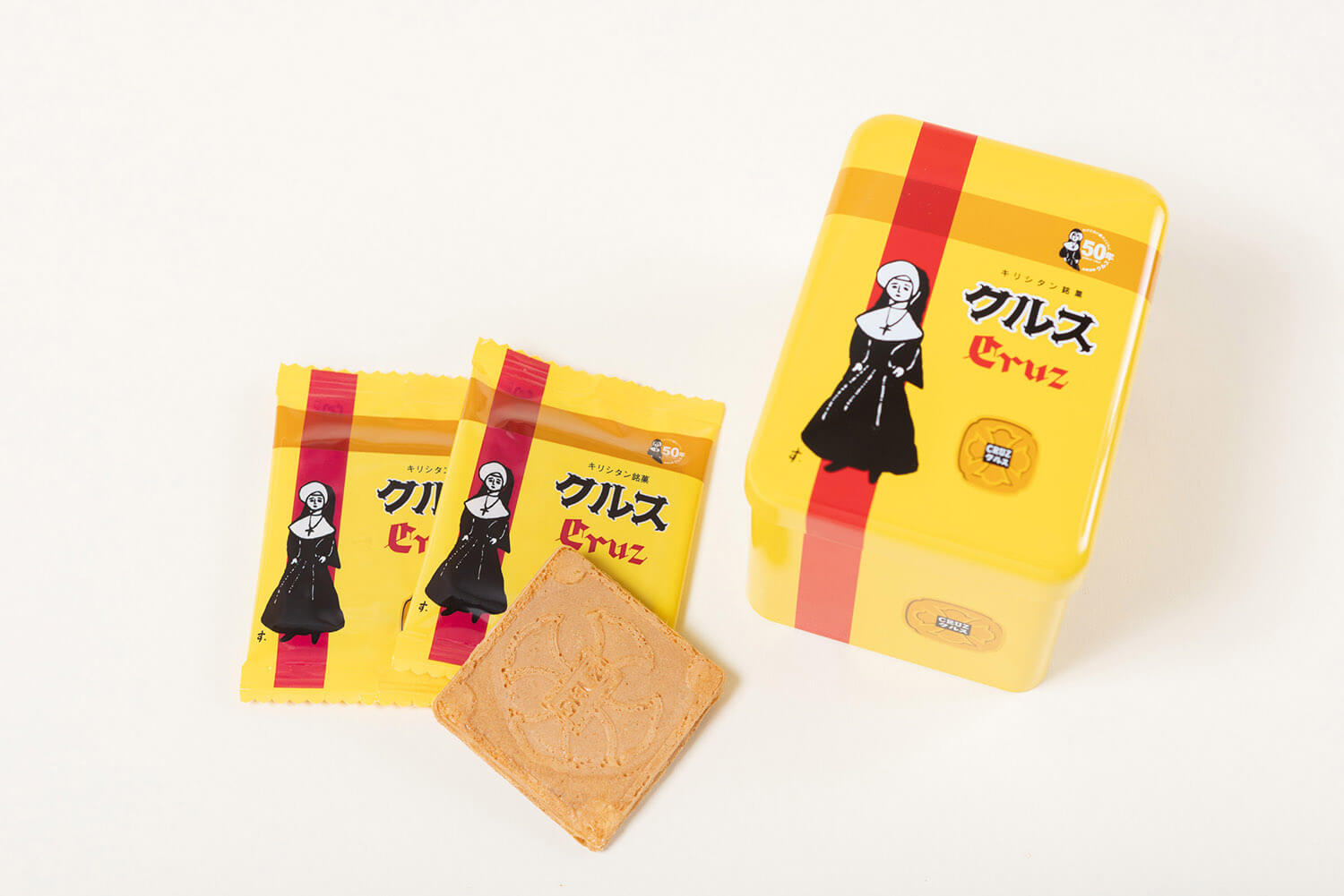 50 週年重印罐，內含 10 個克魯茲罐。 由於其可愛的外觀，自2015年發布以來一直很受歡迎，並成為標準產品。