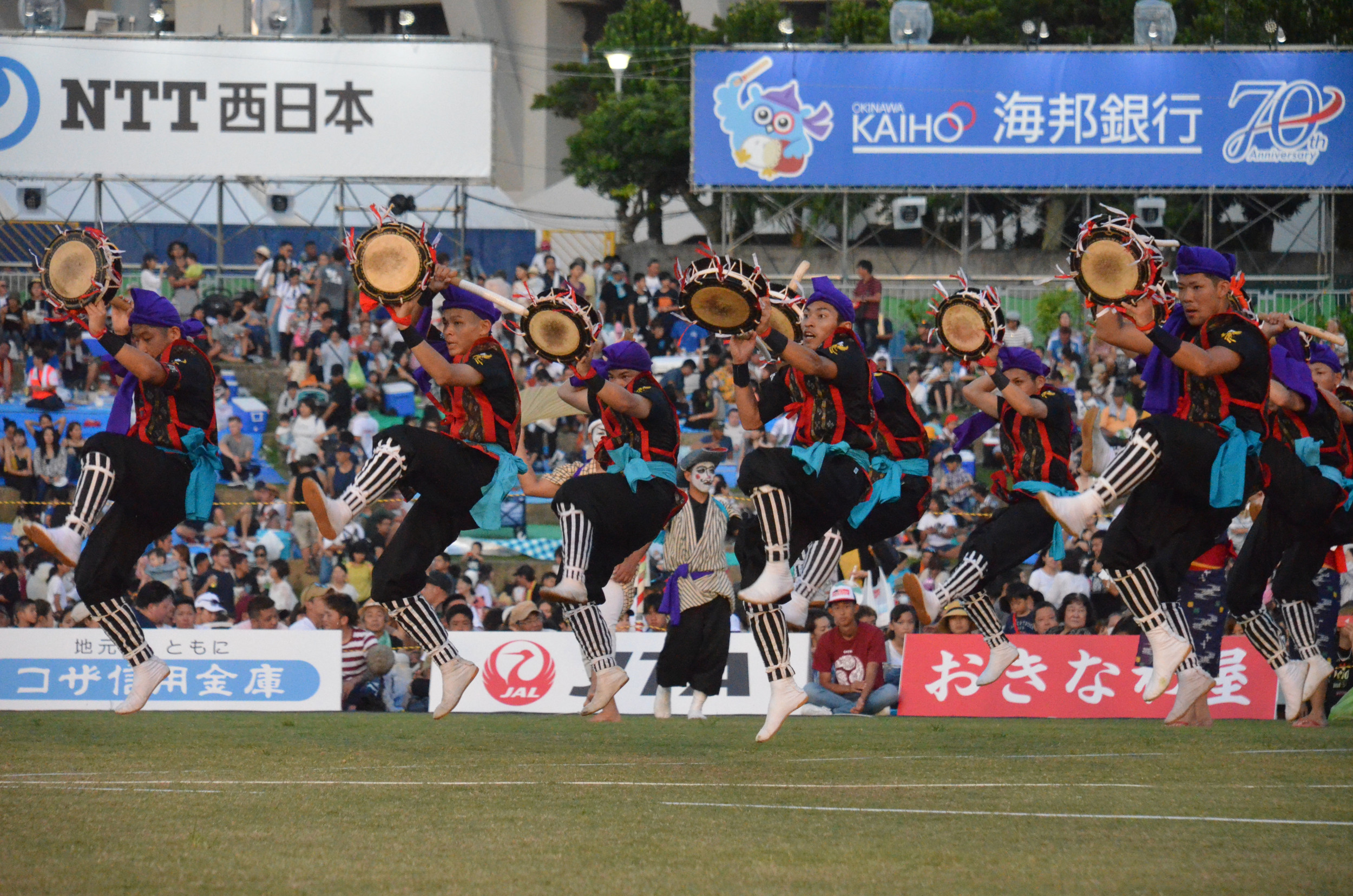 動態鼓點演奏<br>照片：沖繩全島永사節執行委員會