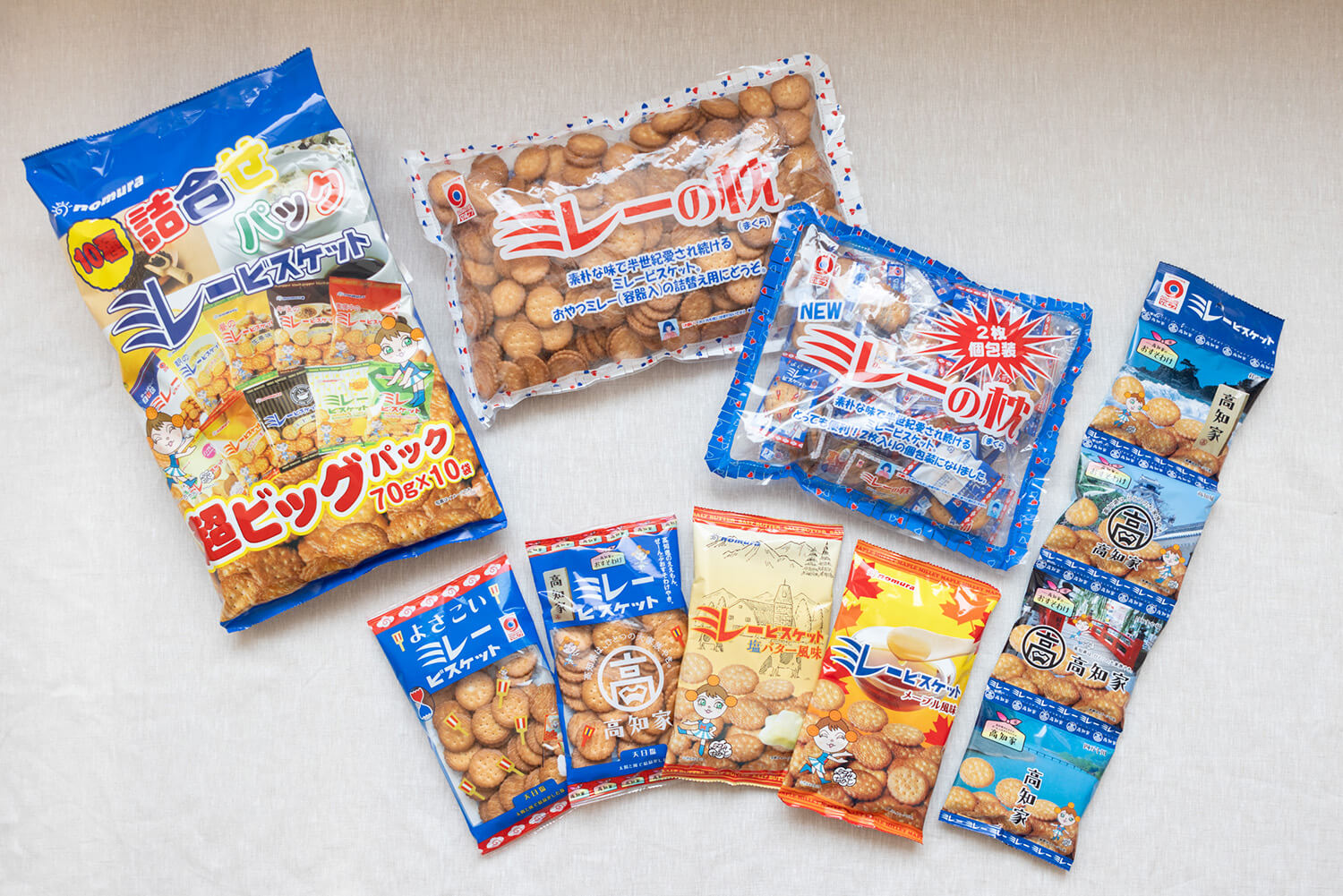 小米餅乾，峇里島。 新口味和包裝不定期出現