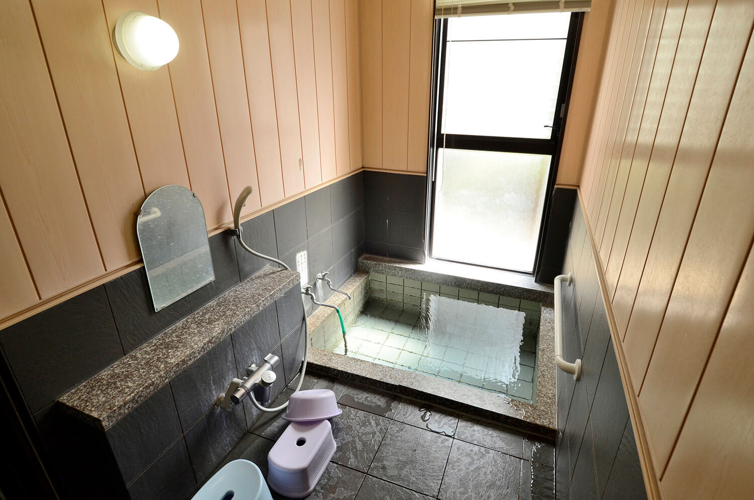 可供家人和朋友使用的家庭浴池