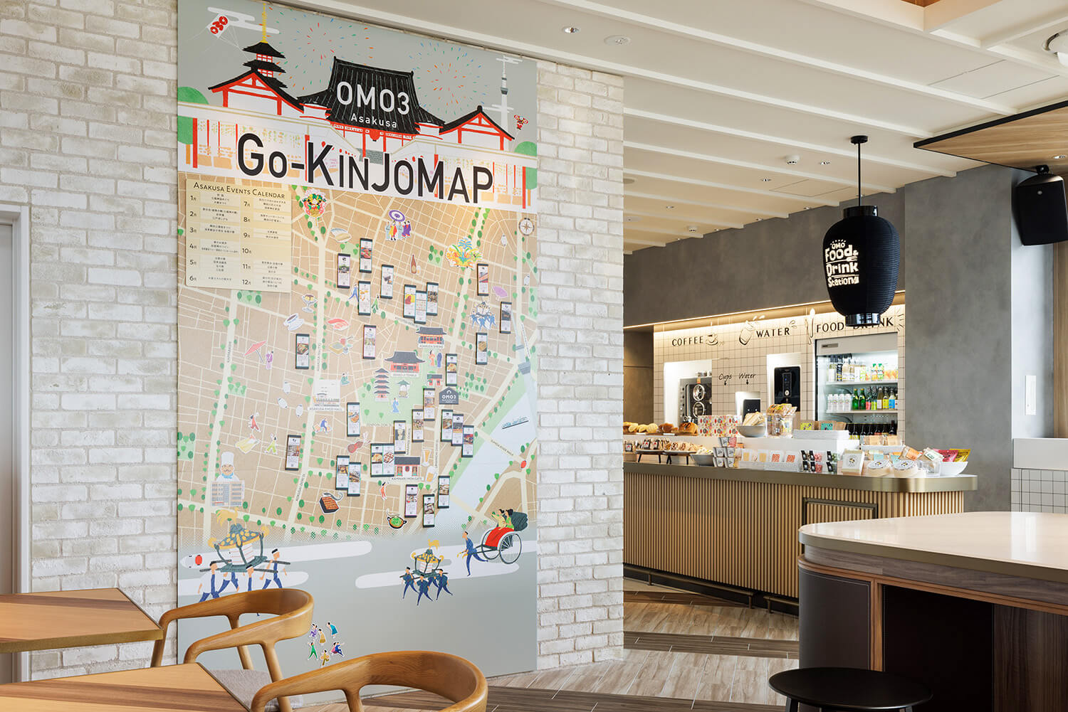 OMO3 淺草 by 星野集團「OMO Base」13樓的周邊地圖