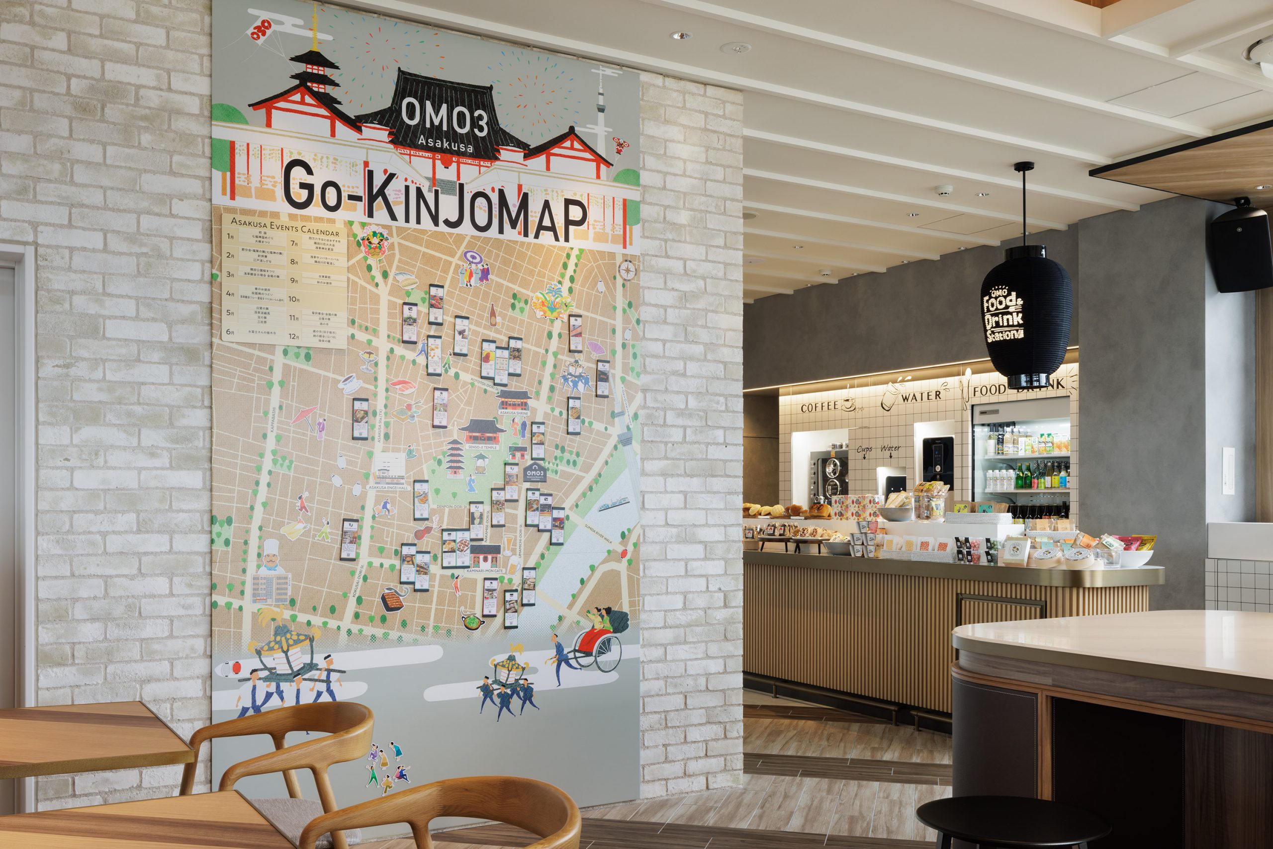 OMO3 淺草 by 星野集團「OMO Base」13樓的周邊地圖