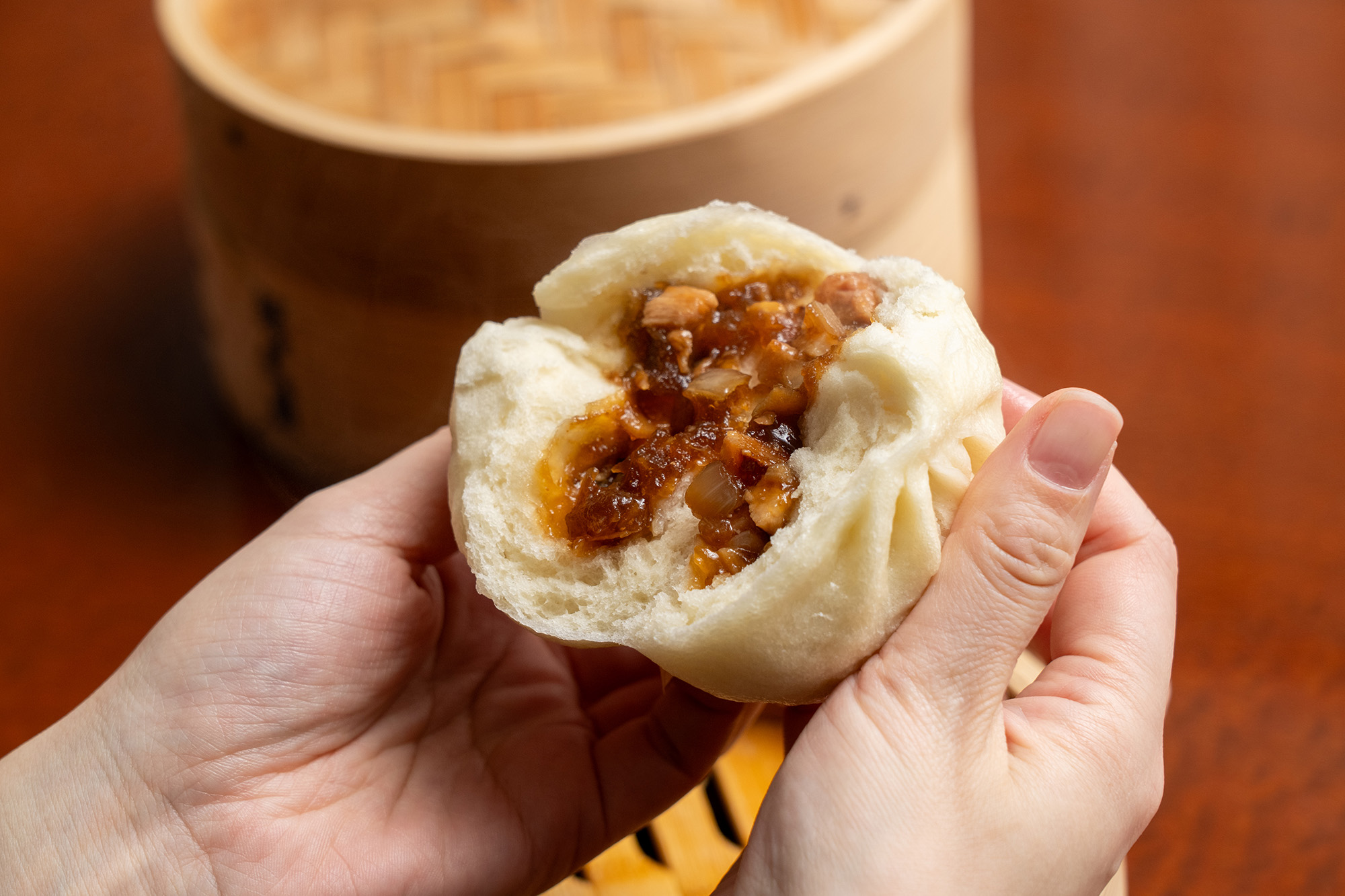 「叉燒包」兩件 JPY500 *餐廳餐廳而異