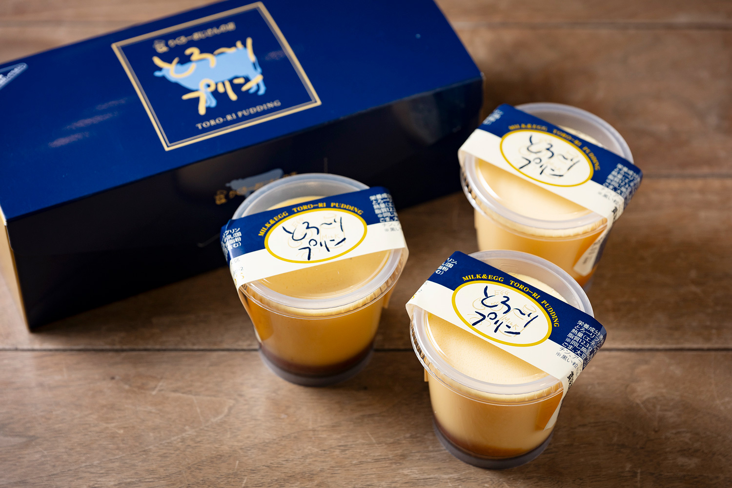「Toro~ri 布丁」1 個 260 日元、1 盒 3 個 780 日元、1 盒 5 個 JPY1300 *保質期：3 天（需要冷藏）