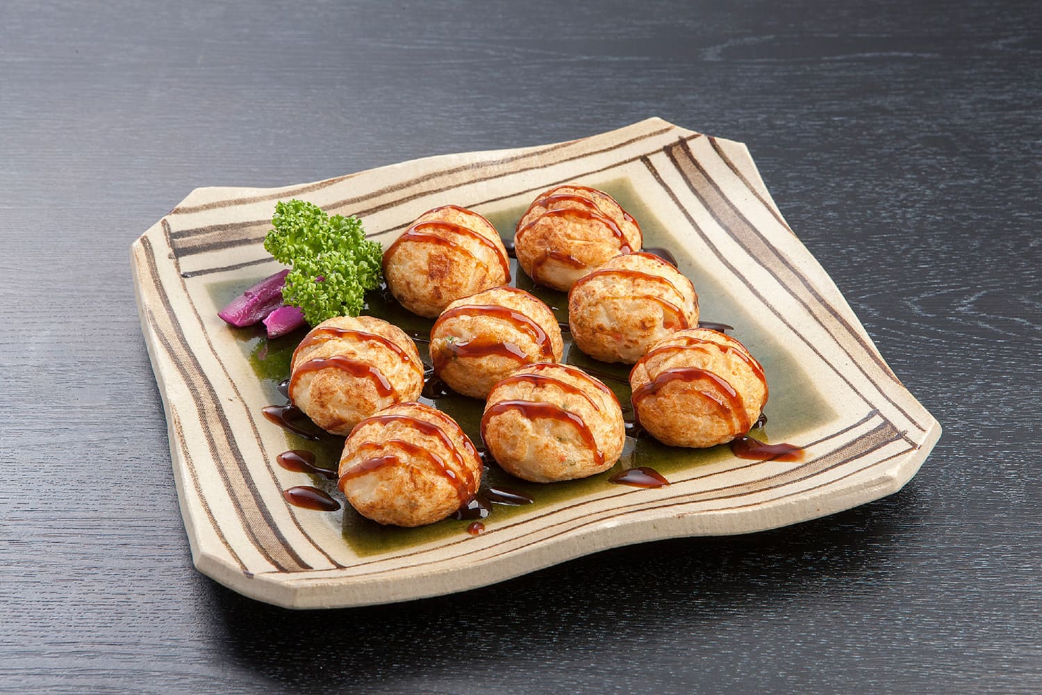 "Soy sauce flavored octopus dumpling" (8) 900 yen