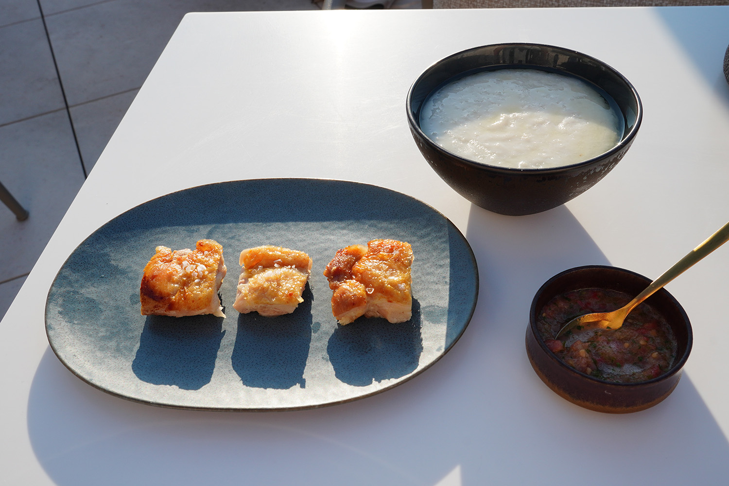 這是主菜！ 「雞肉薩里格」JPY2000