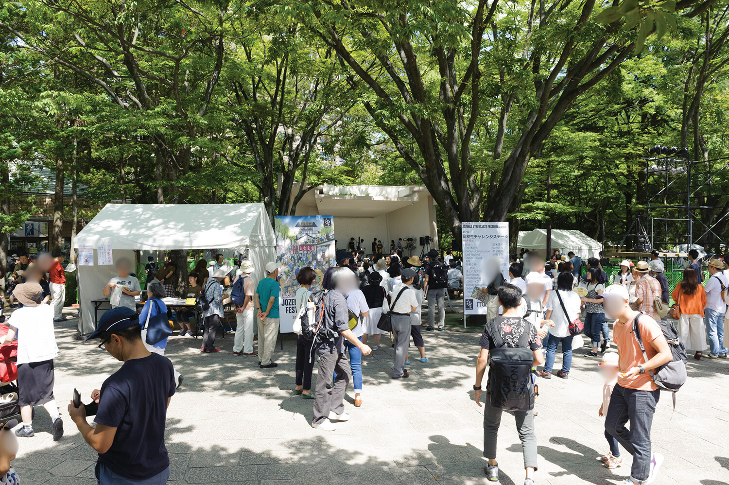 定禪寺街頭爵士音樂節每年9月的第二個星期六和星期日舉行，為期兩天（照片由定禪寺街頭爵士音樂節協會提供）