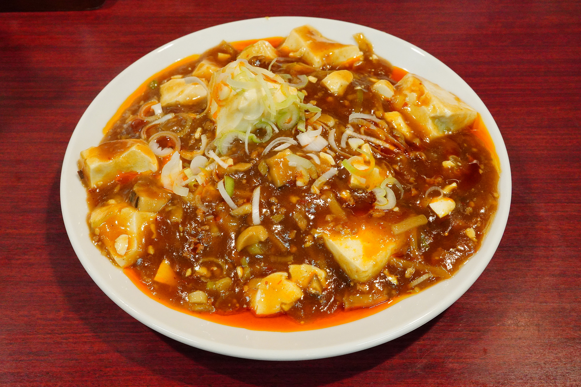  The light-colored soy sauce and large tofu make an impressive marbo-yaki sobas.