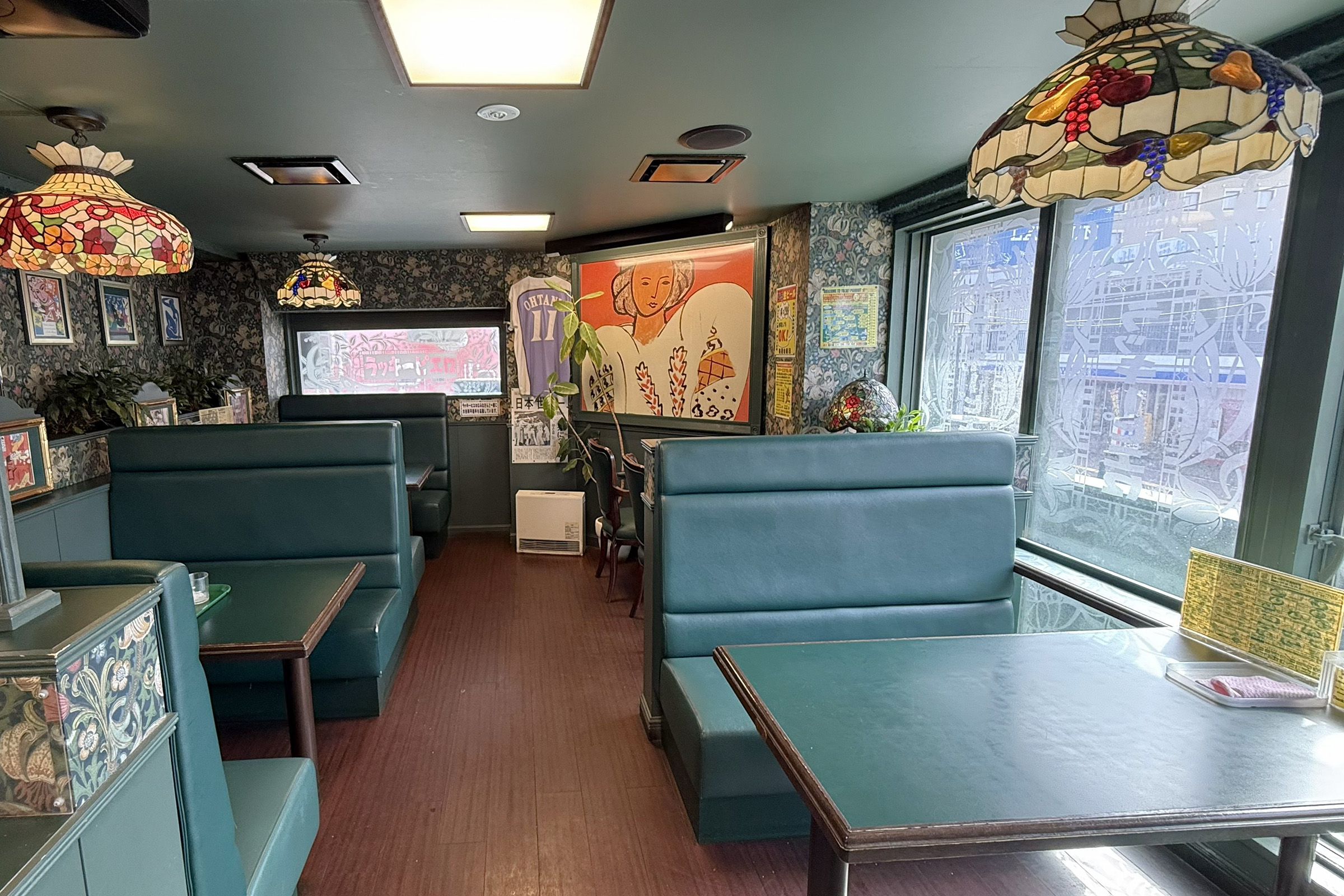  Red accents are featured throughout the interior