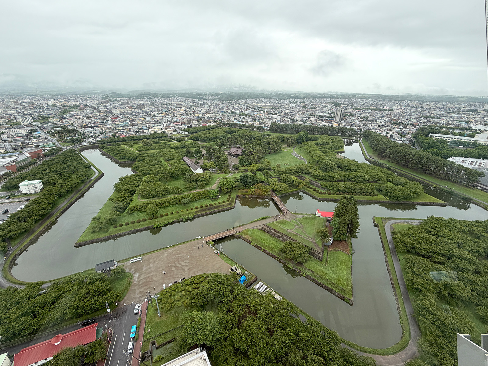 View from the Goryōkaku Tower Observation Deck