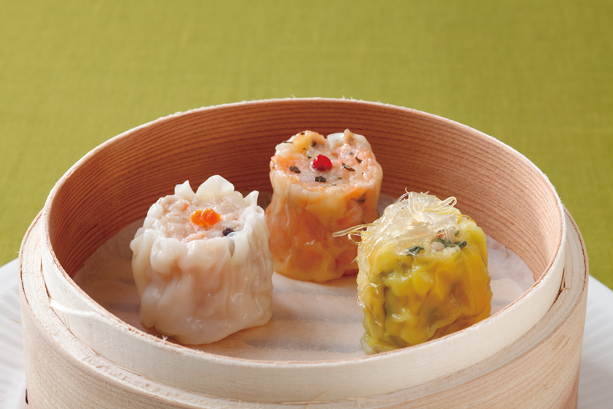 Exclusive to “Kamiya”: Original Siu Mai Assortment (3 varieties: Shark Fin, Arrowhead, Salmon & Cheese)