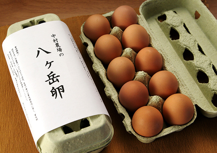 併設するショップでは、中村農場の卵を購入できます