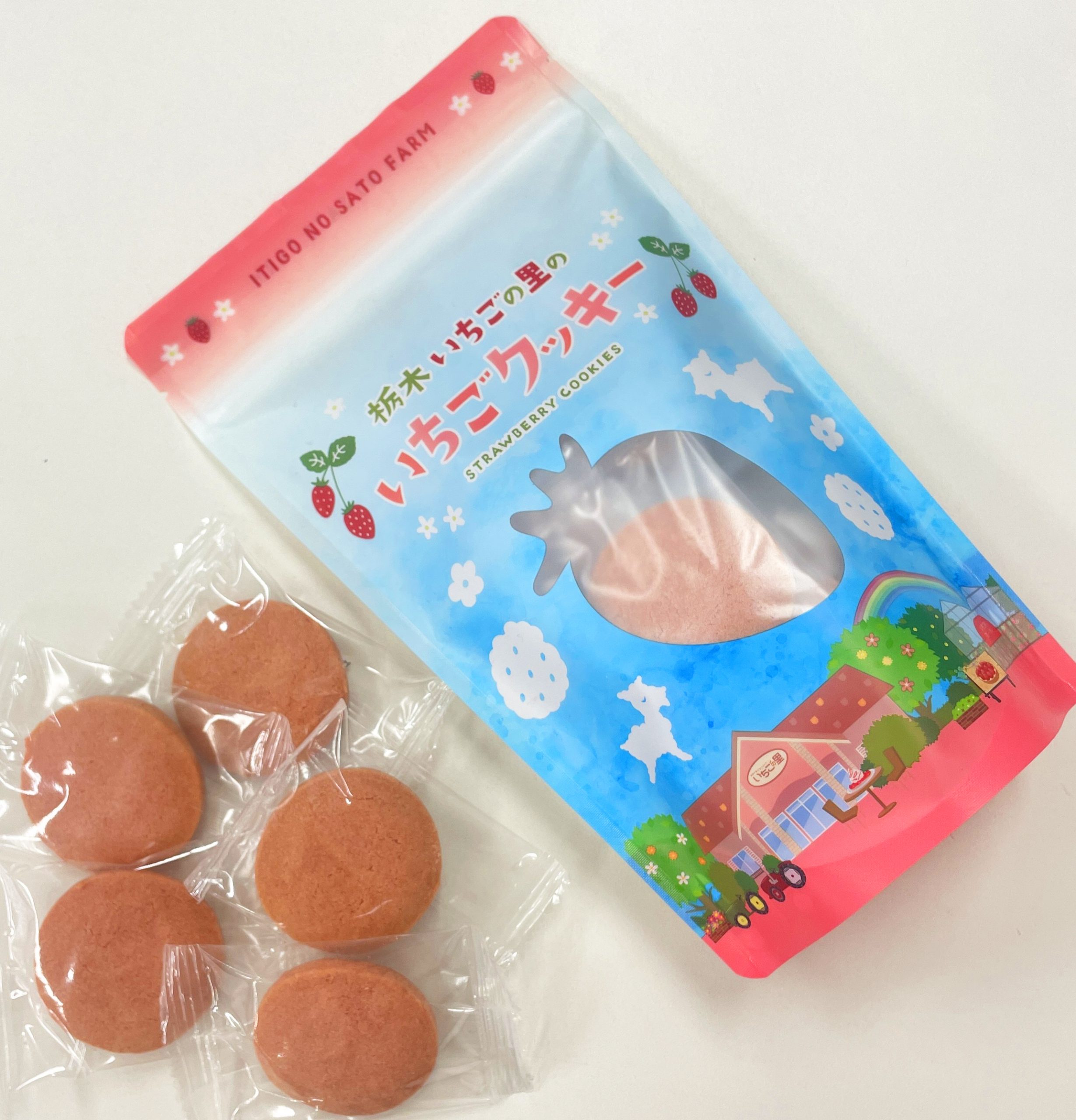 いちごクッキー袋（10枚入）680円