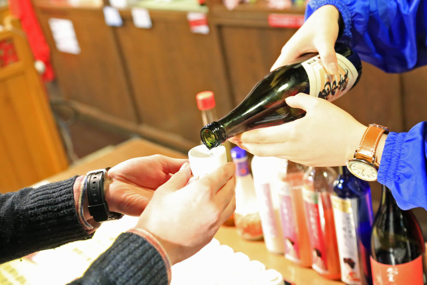 純米吟醸原酒「亀甲蔵」は本店やオンラインショップでも入手できない亀甲蔵店舗限定酒
