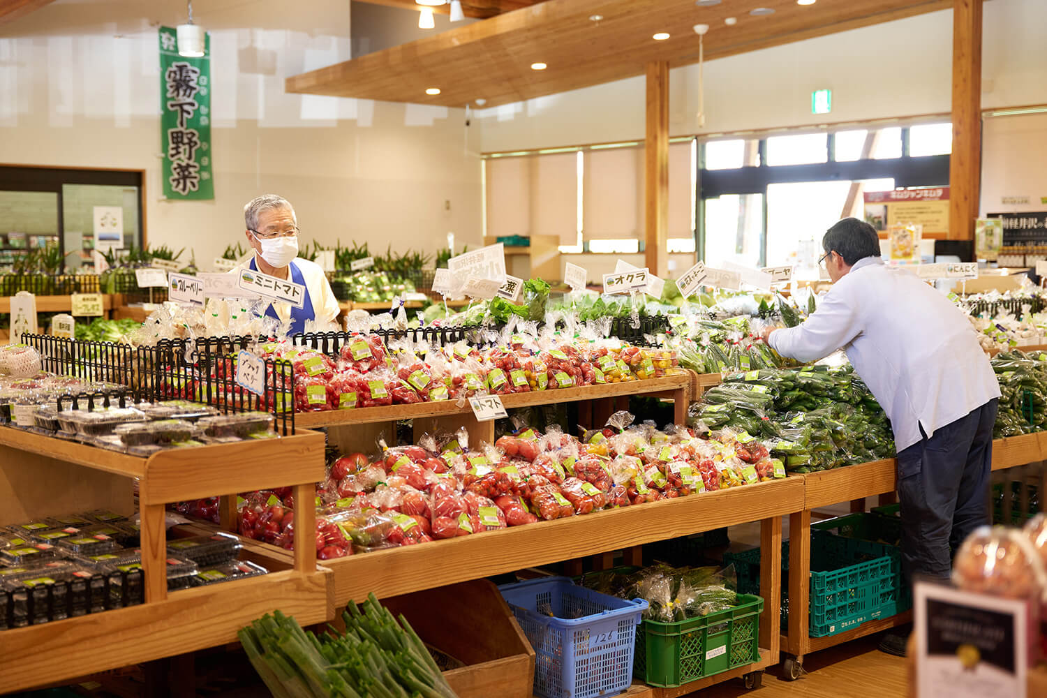 野菜売場の担当者に、今日のおすすめを聞くのがポイント