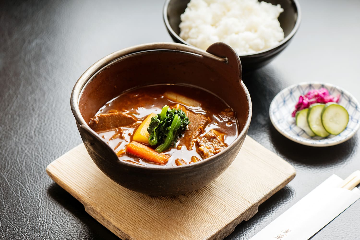 ごろりと大きな野菜と牛バラ肉が入った「ビーフシチュー」2,530円