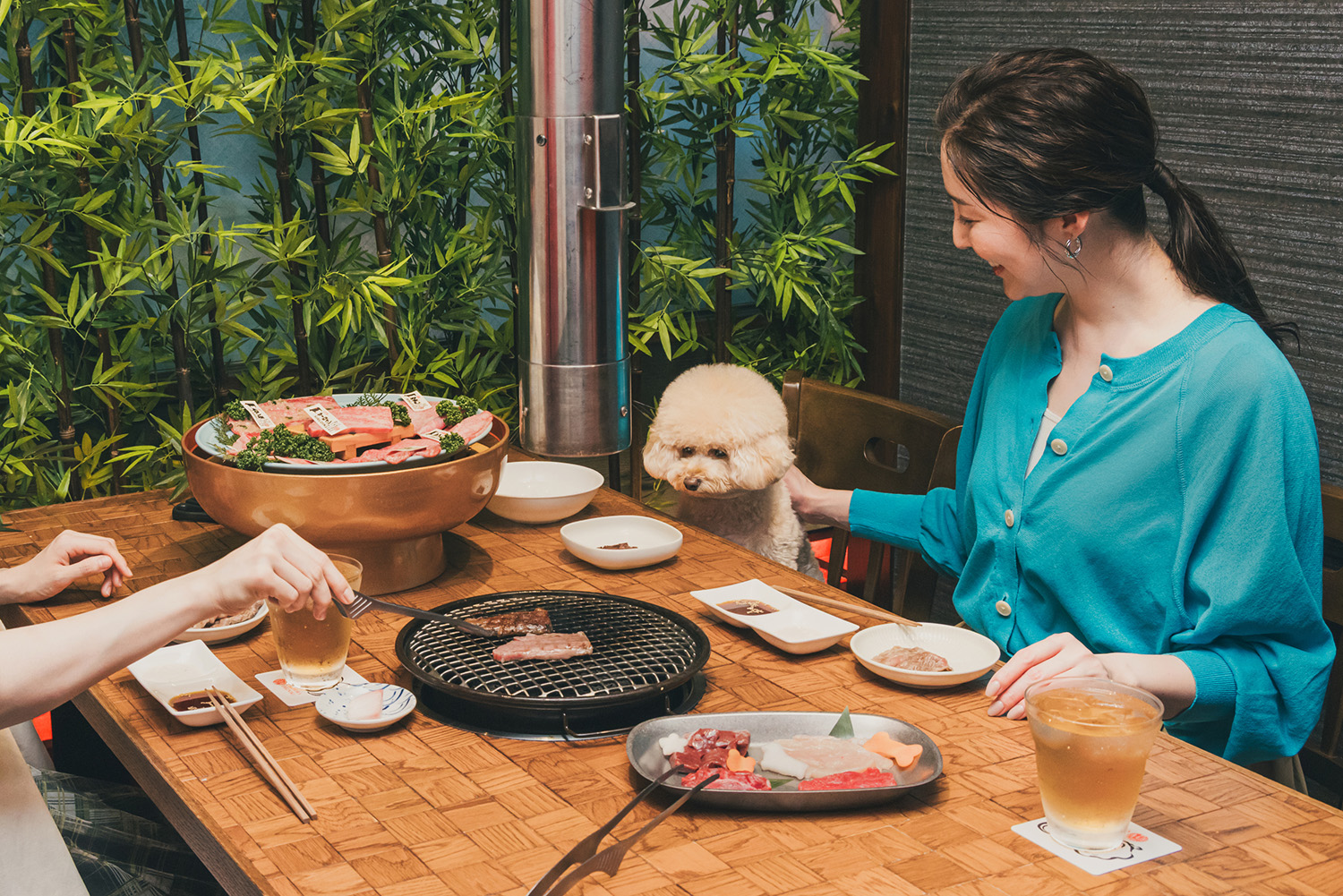 ペット同伴で焼肉を楽しめる人気店として知られているじゅう兵衛GOKINJO