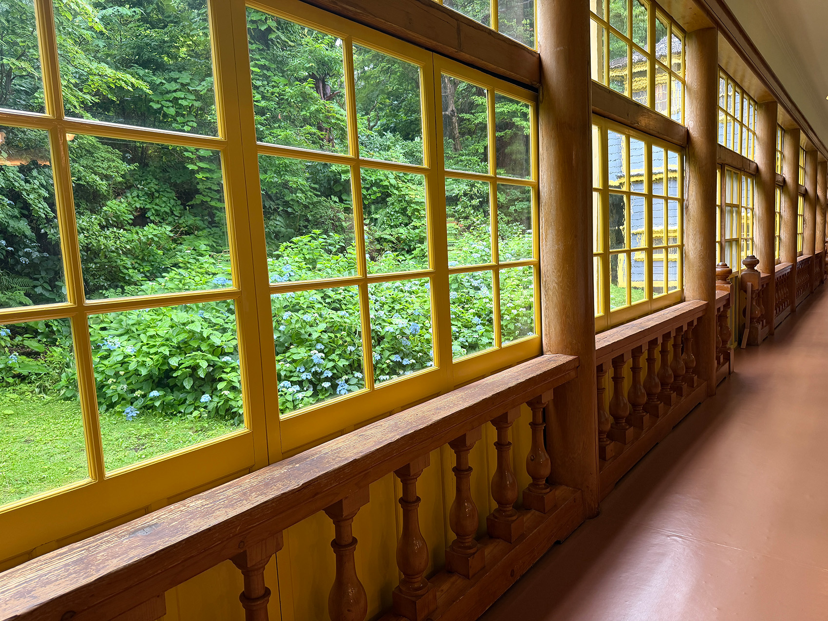 旧函館区公会堂の廊下