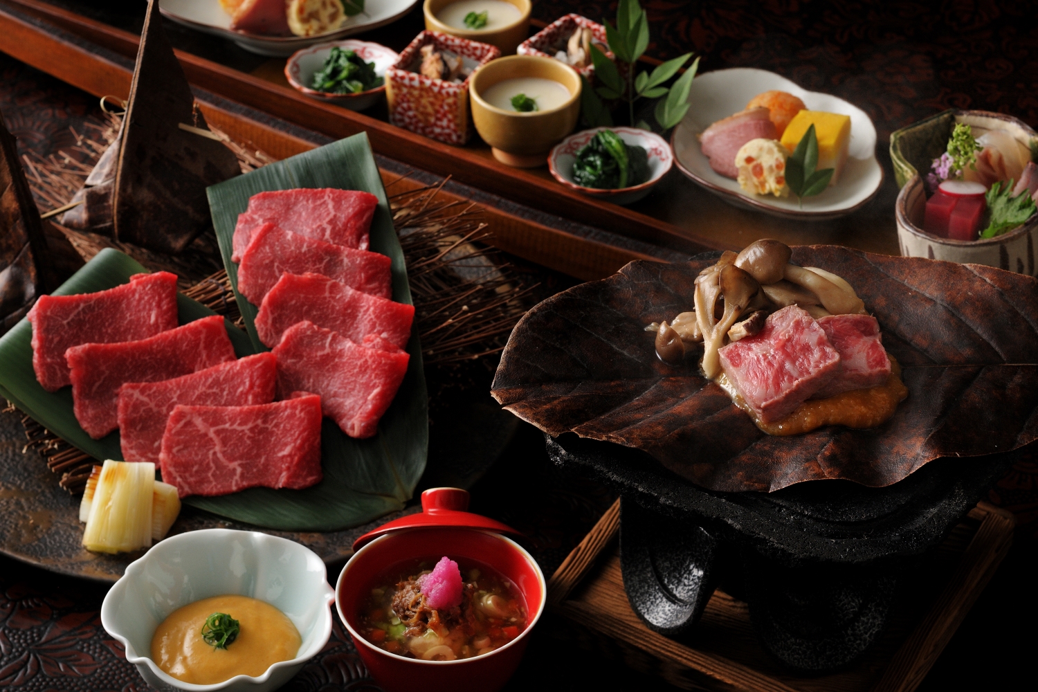 やわらかくとろけるような飛騨牛を楽しむ会席料理