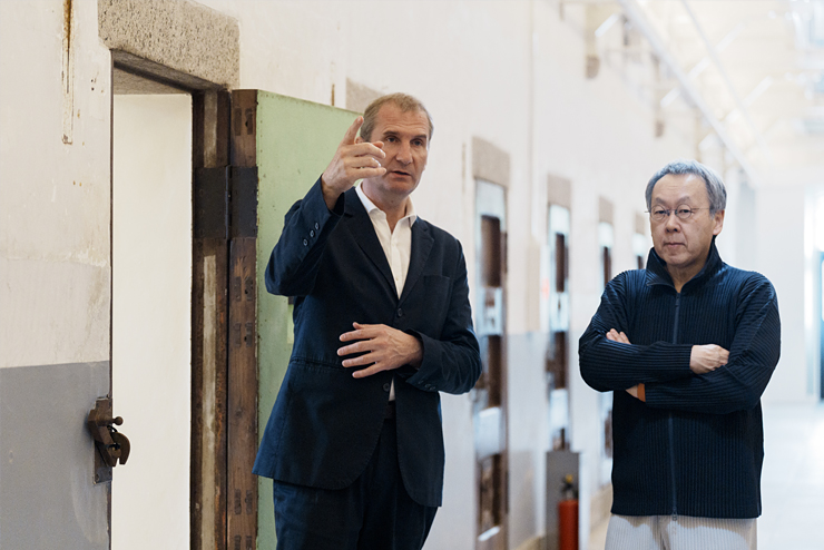 「第三寮」は独居房が連なる保存エリア。新たなアイデアなど今後の展開に向け、議論は尽きない