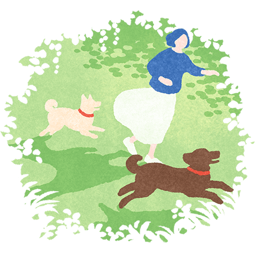 愛犬と一緒にアクティブコース