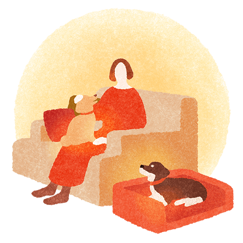 愛犬と一緒におこもりコース