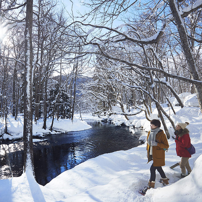 はじめてのスノーシューさんぽ