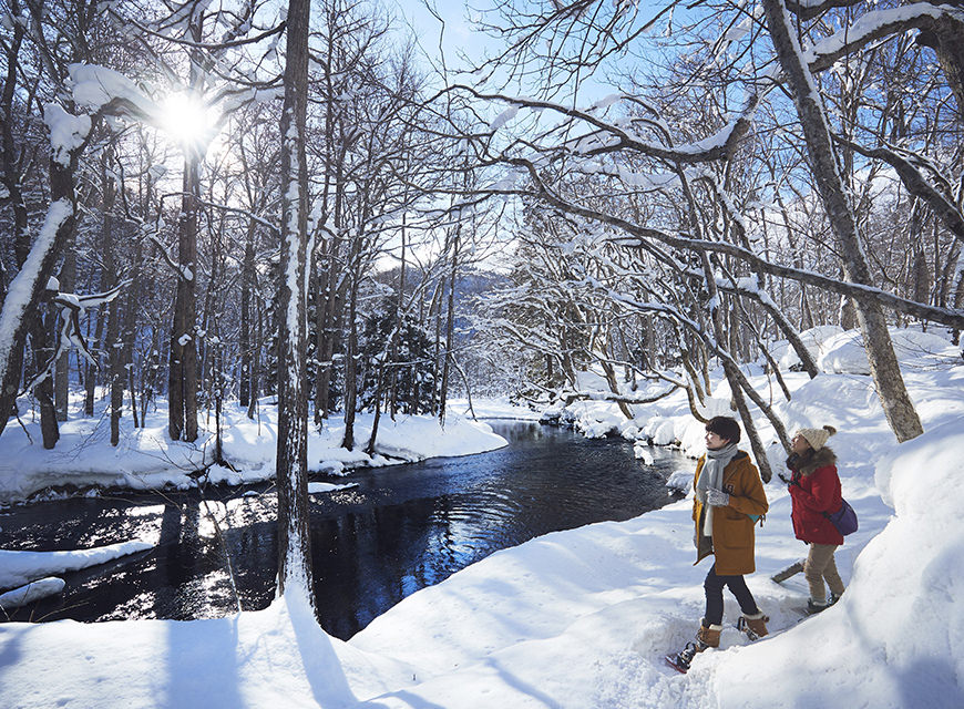 はじめてのスノーシューさんぽ