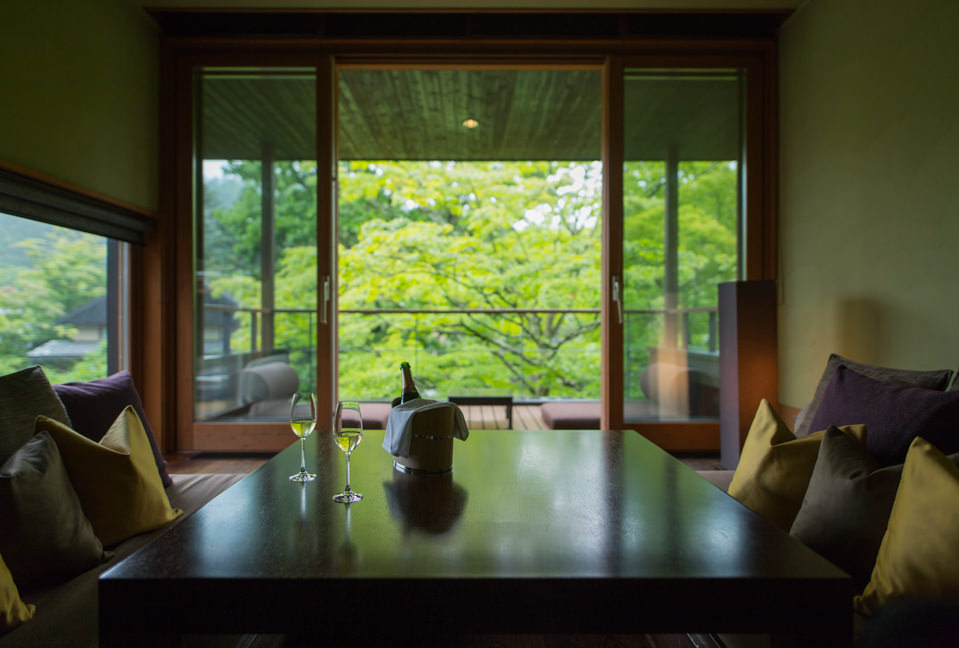 星野温泉の外観